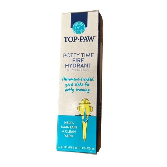 Top Paw Potty Time SCENTED Fire Hydrant Potty Training Aid (Pheromone Treated) - Picture 2 of 4